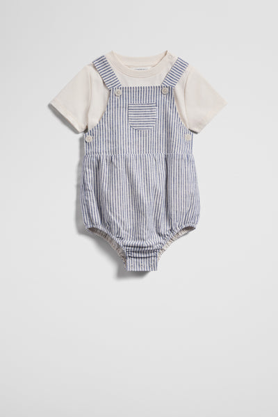 Linen Cotton Overall Set