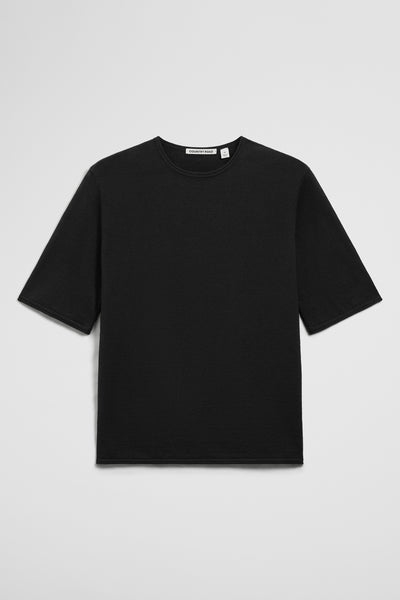 Australian Cotton Linen Blend Fine Knit T-Shirt