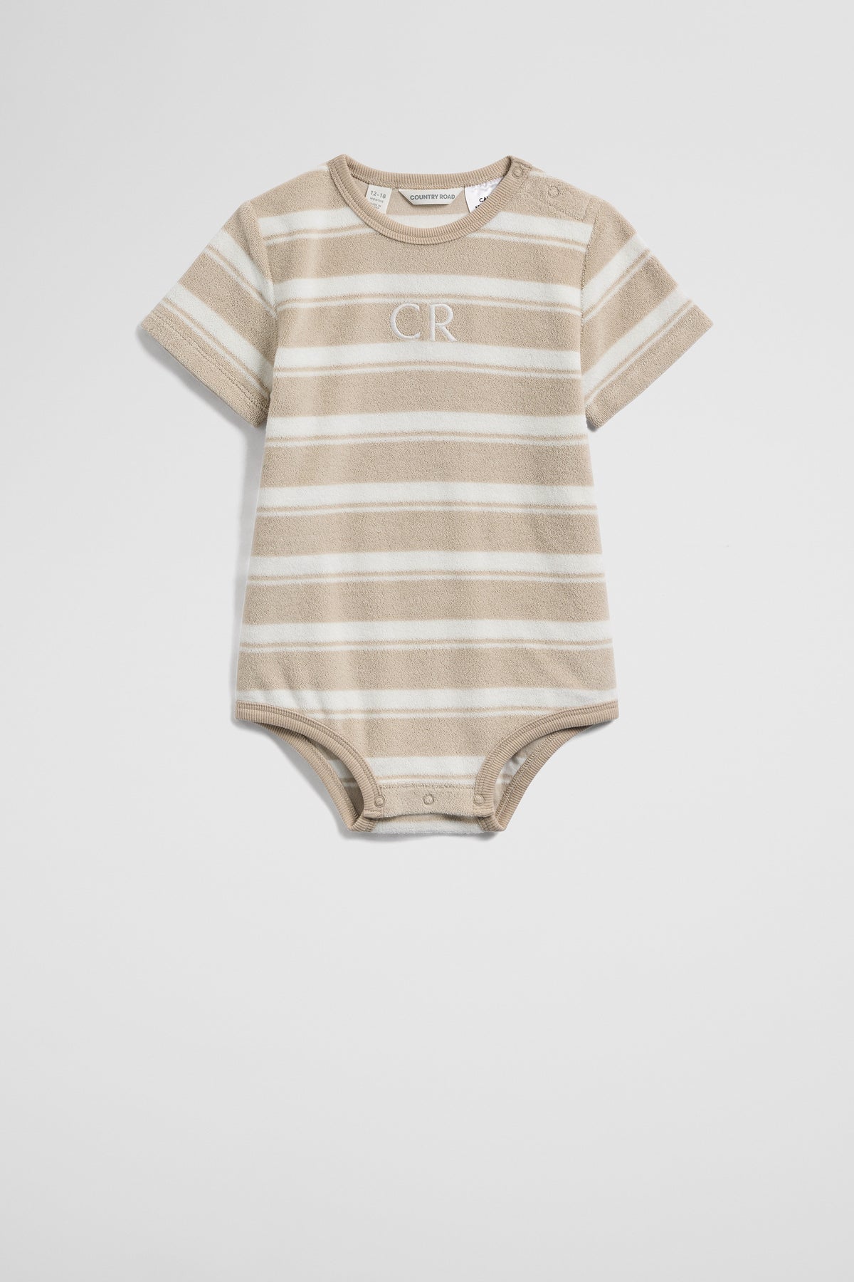 Australian Cotton Short Sleeve Terry Bodysuit