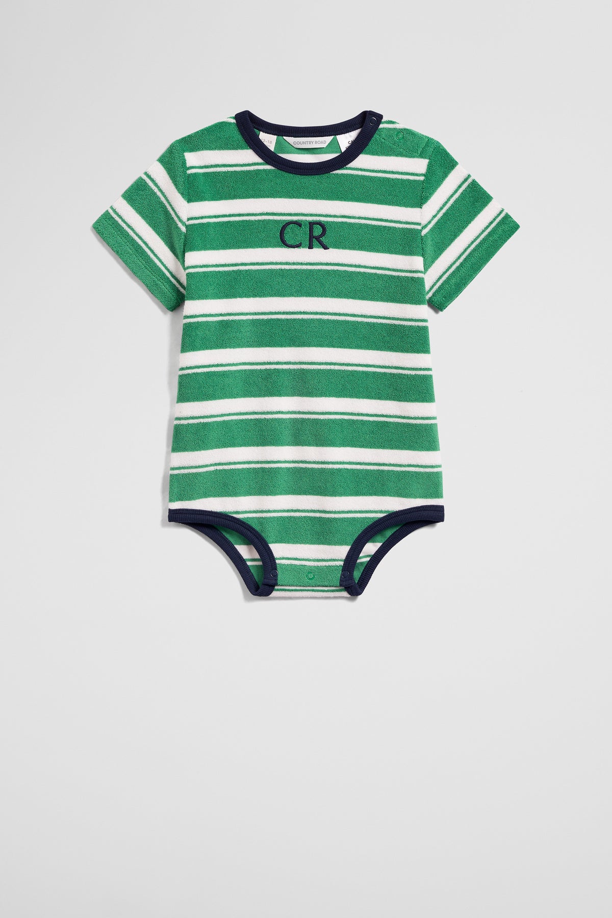 Australian Cotton Short Sleeve Terry Bodysuit