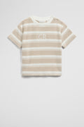 Australian Cotton Relaxed Stripe Terry T-Shirt