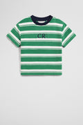 Australian Cotton Relaxed Stripe Terry T-Shirt