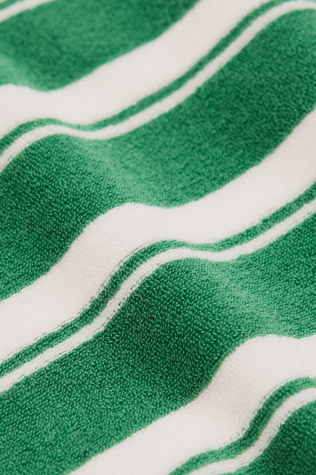 Australian Cotton Relaxed Fit Stripe Terry T-Shirt