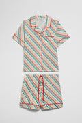 Teen Short Sleeve Festive Pyjama Set