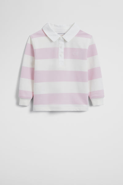 Organically Grown Cotton Blend Long Sleeve Rugby Top