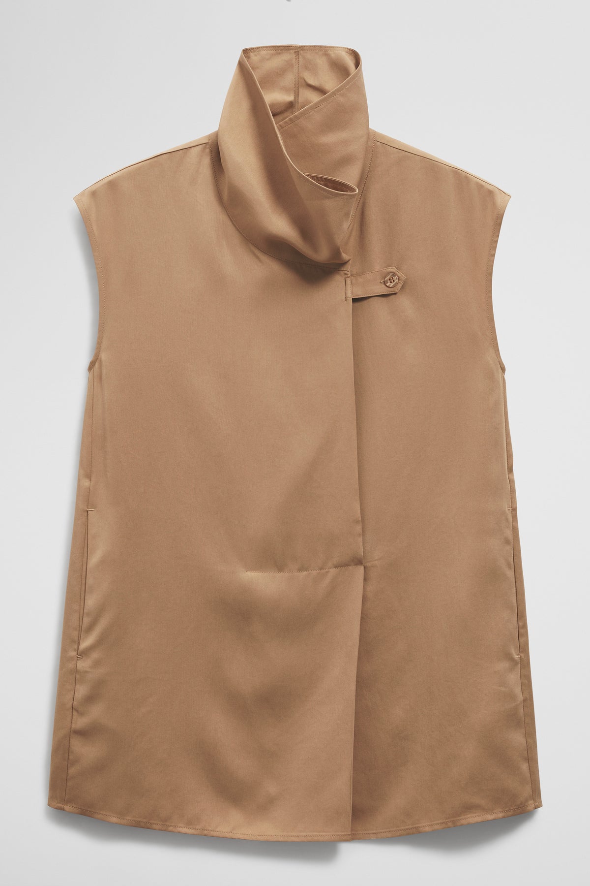 Sleeveless Funnel Top