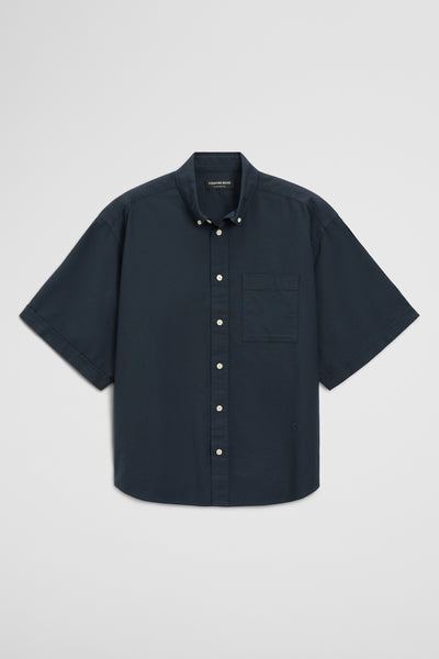 Australian Good Earth Cotton Short Sleeve Oversized Shirt