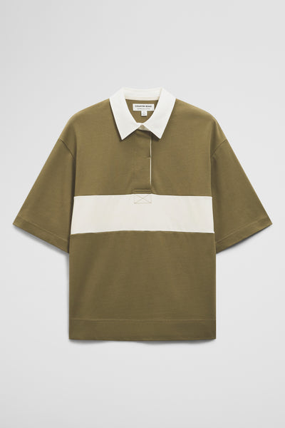 Australian Cotton Short Sleeve Workwear Block Rugby Polo