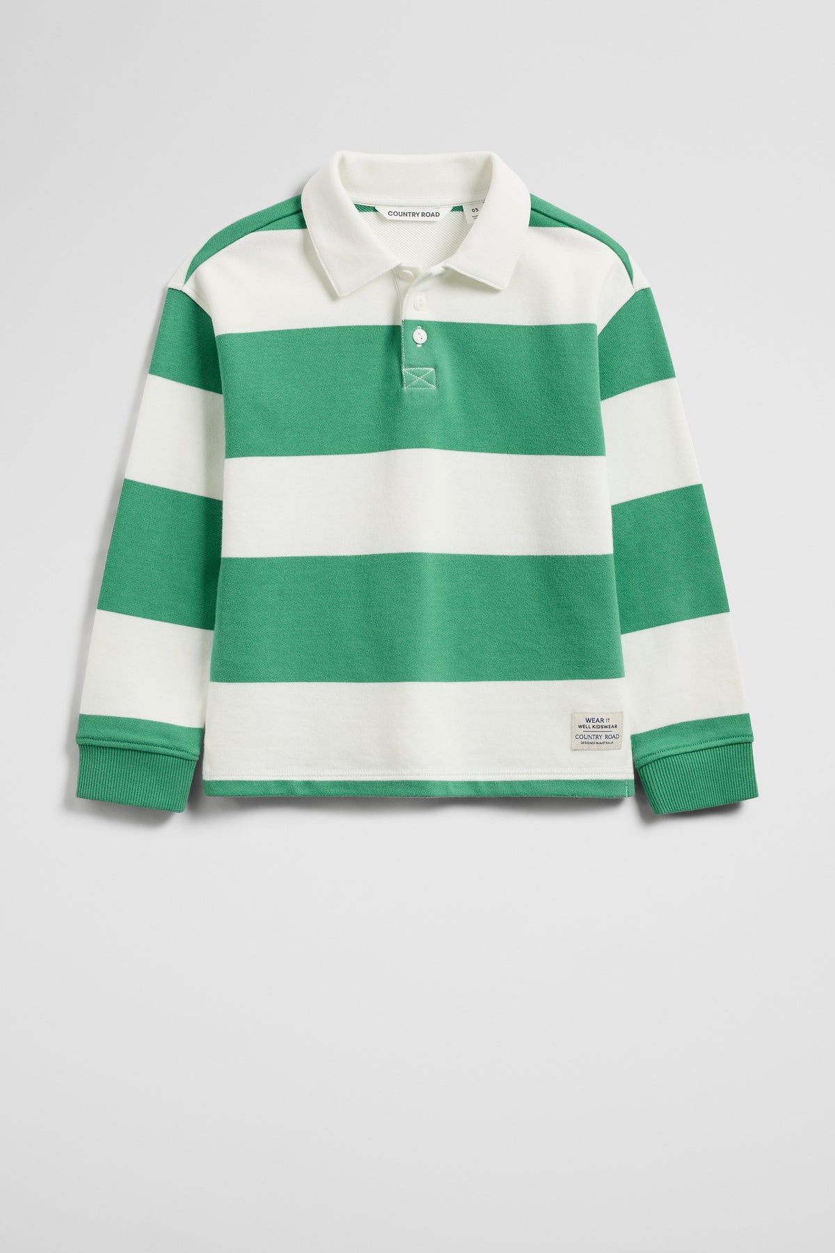 Australian Cotton Long Sleeve Stripe Rugby