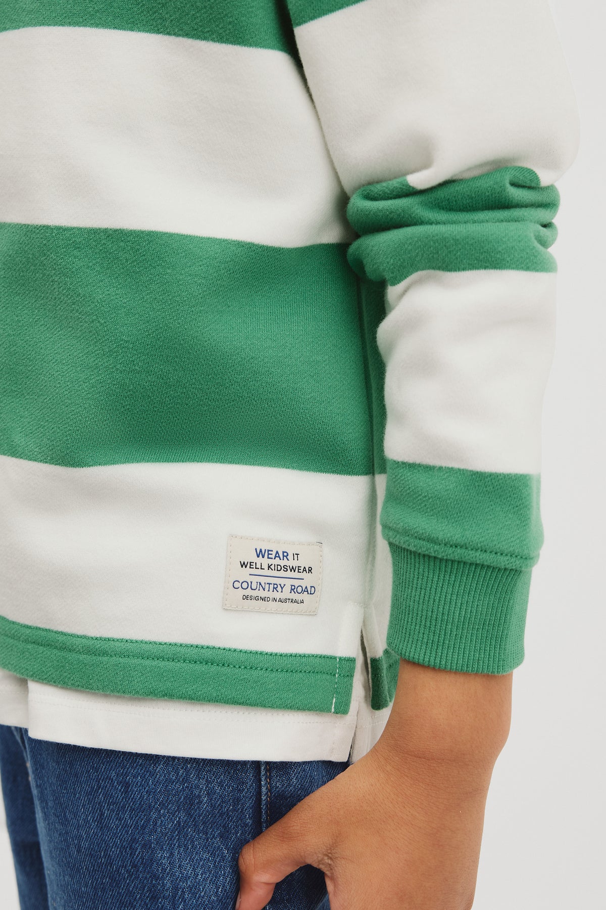 Australian Cotton Long Sleeve Stripe Rugby