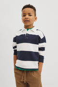 Australian Cotton Long Sleeve Stripe Rugby