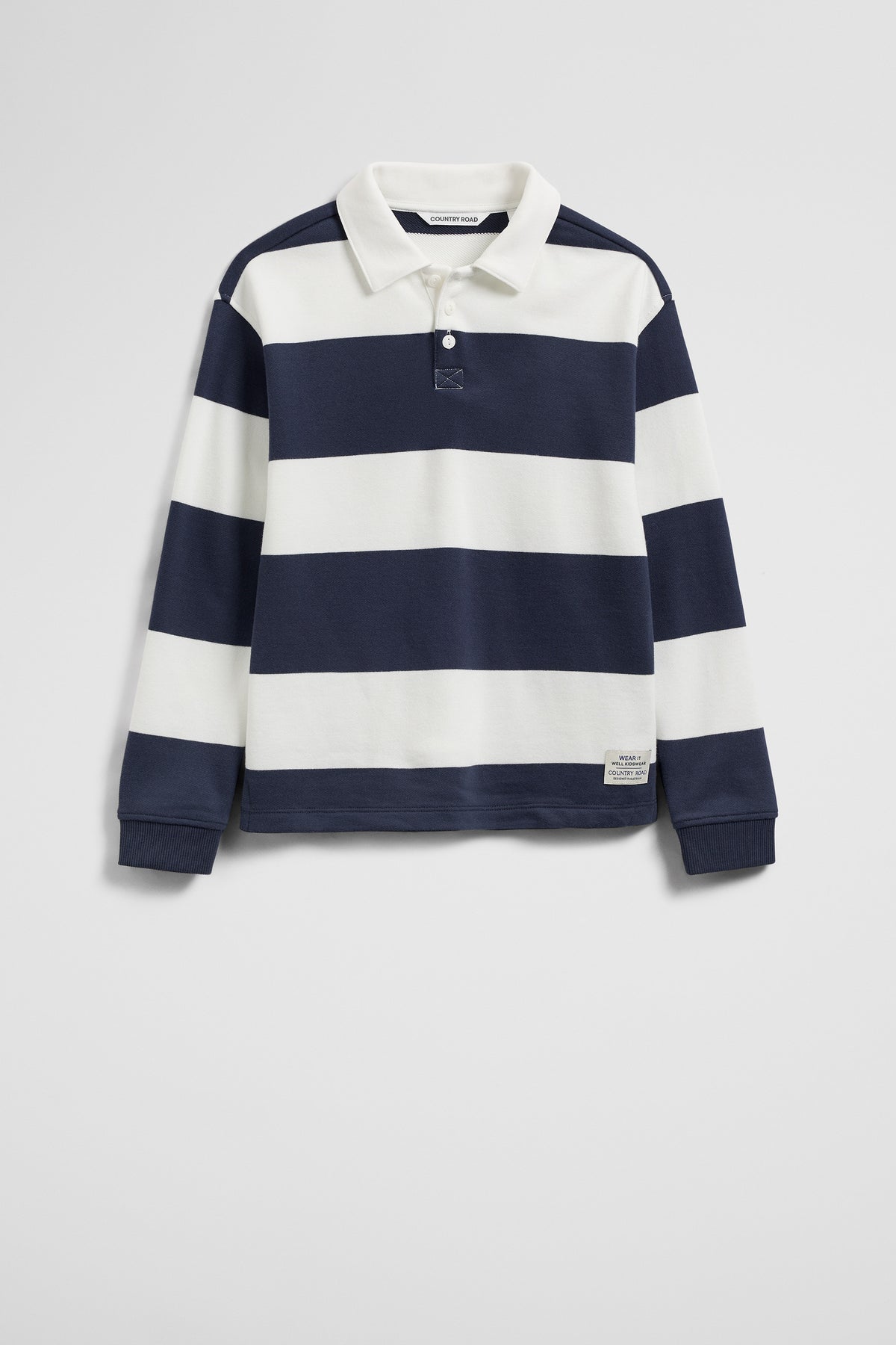 Australian Cotton Long Sleeve Stripe Rugby