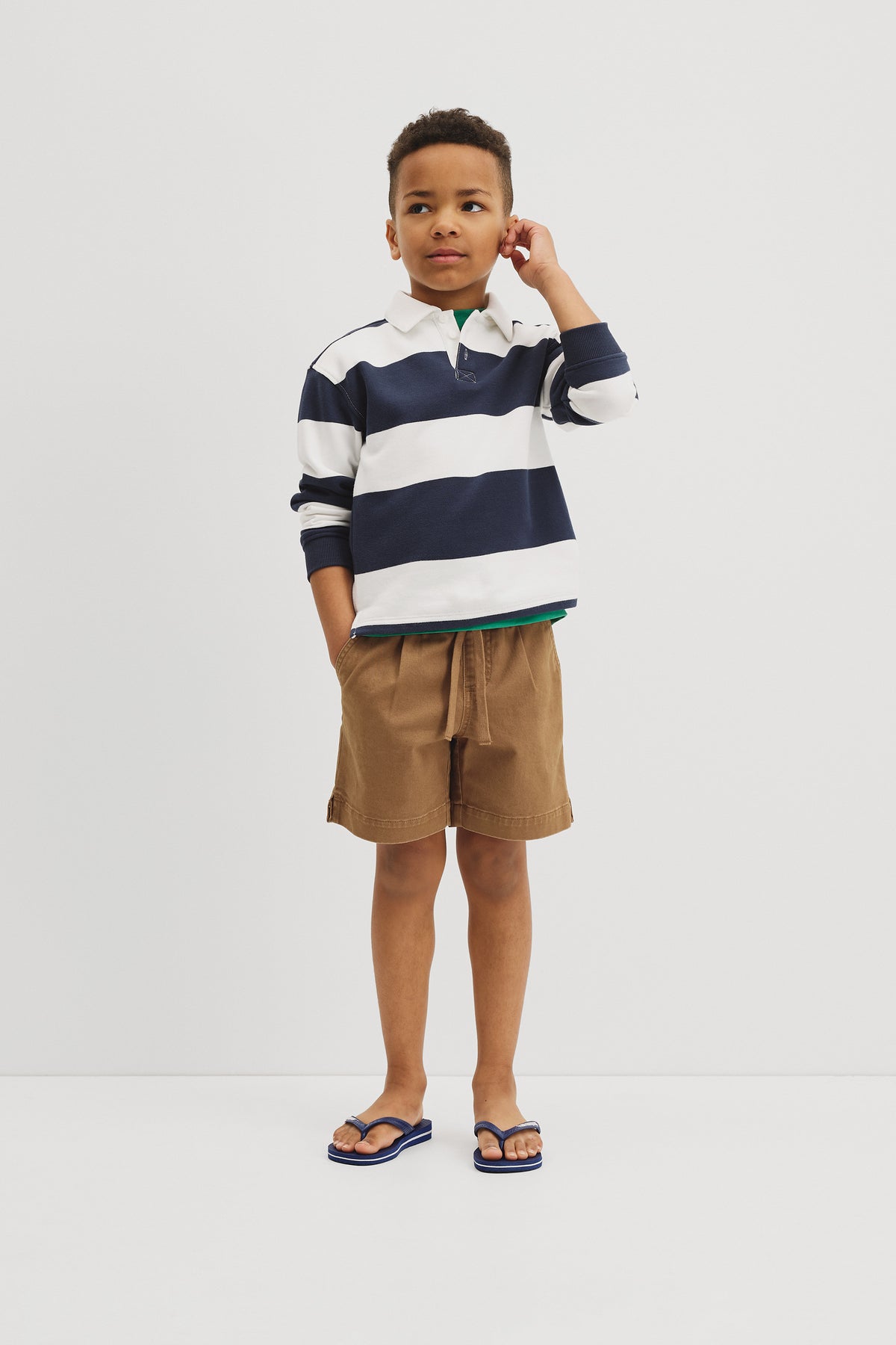 Australian Cotton Long Sleeve Stripe Rugby