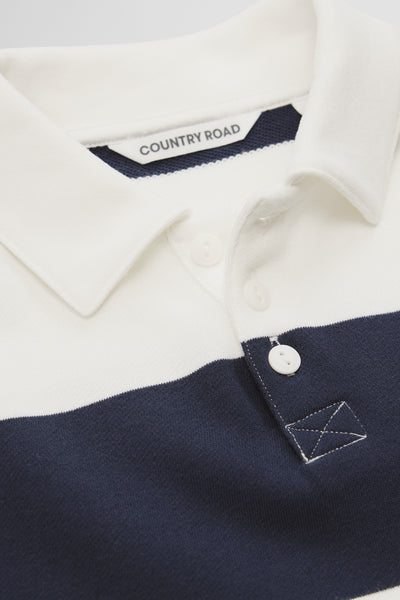 Australian Cotton Long Sleeve Stripe Rugby