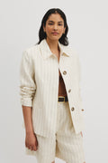 Stripe Field Jacket