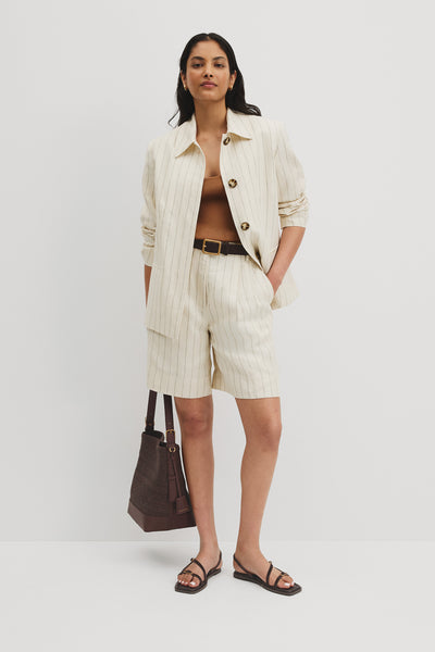 Stripe Field Jacket