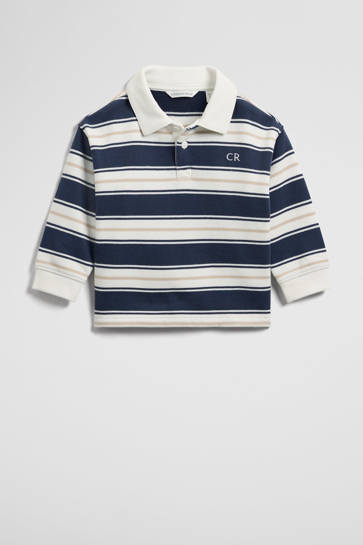 Australian Cotton Long Sleeve Stripe Rugby