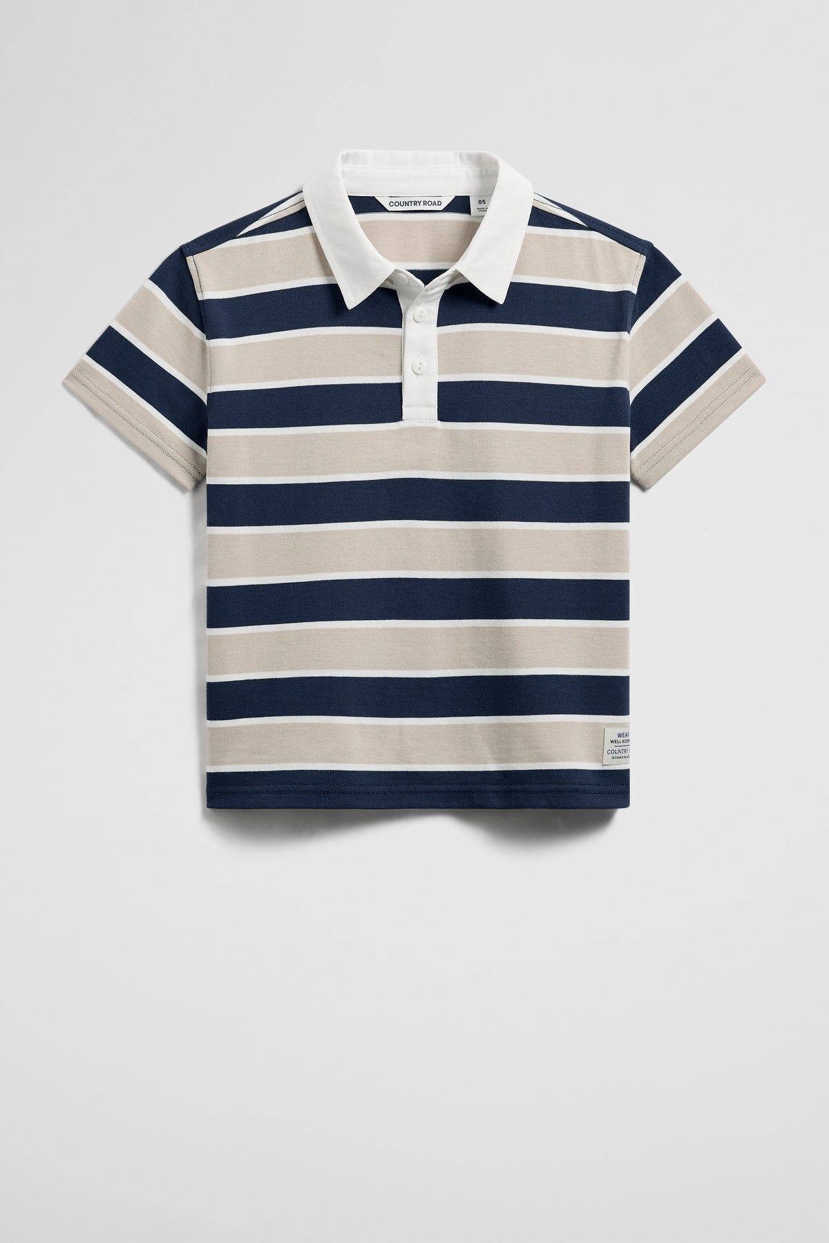 Australian Cotton Short Sleeve Stripe Rugby