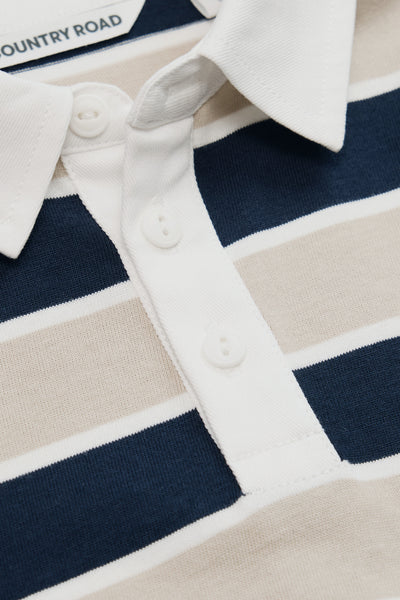 Australian Cotton Short Sleeve Stripe Rugby