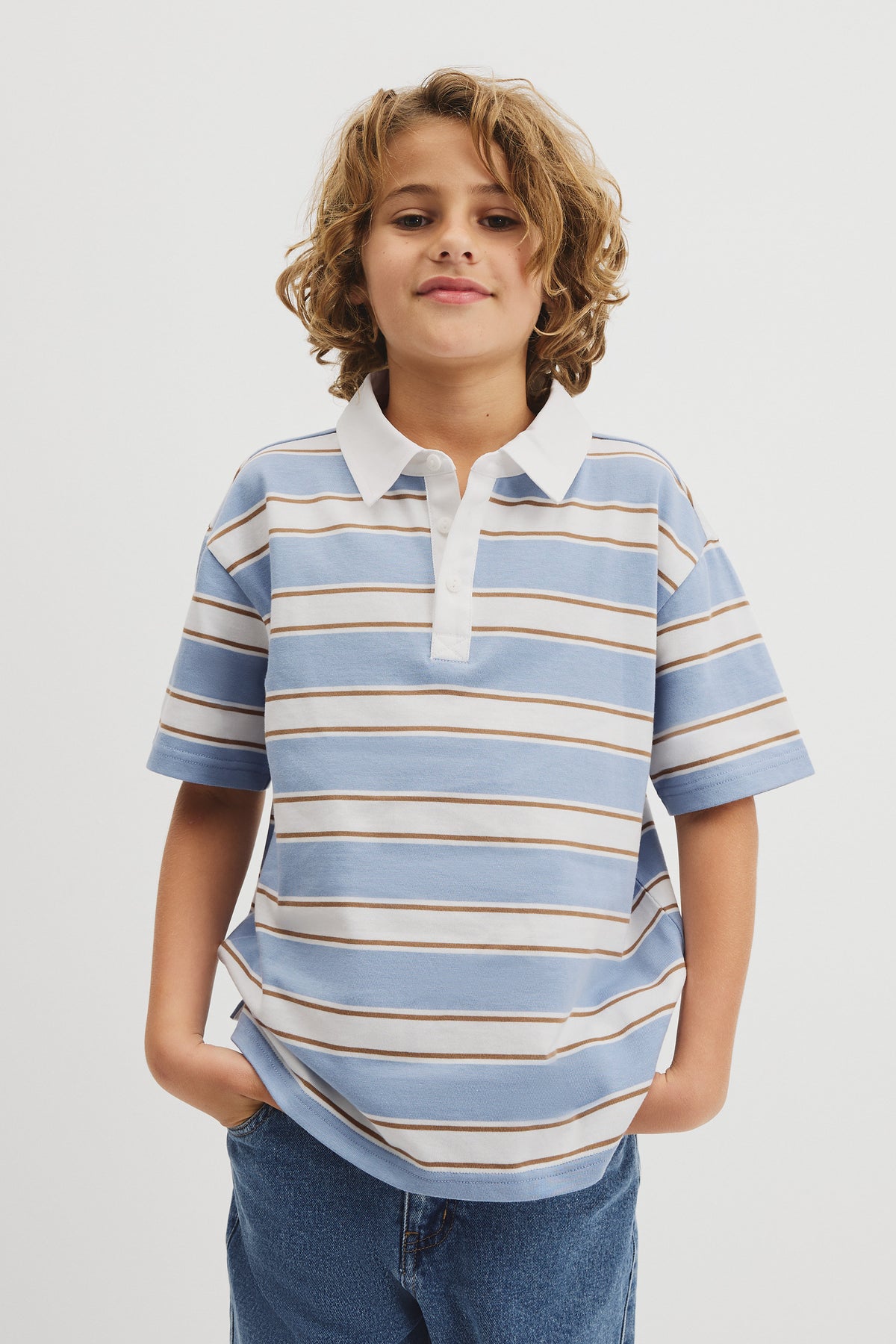 Teen Short Sleeve Rugby T-Shirt
