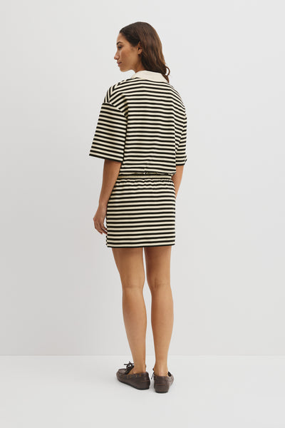 Australian Cotton Stripe Jersey Dress