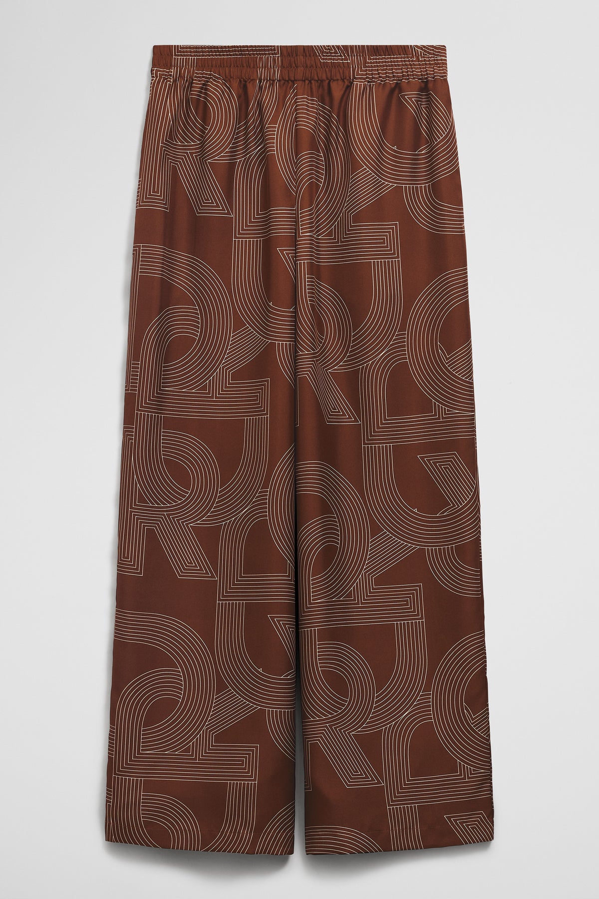 Logo Washable Silk Pant