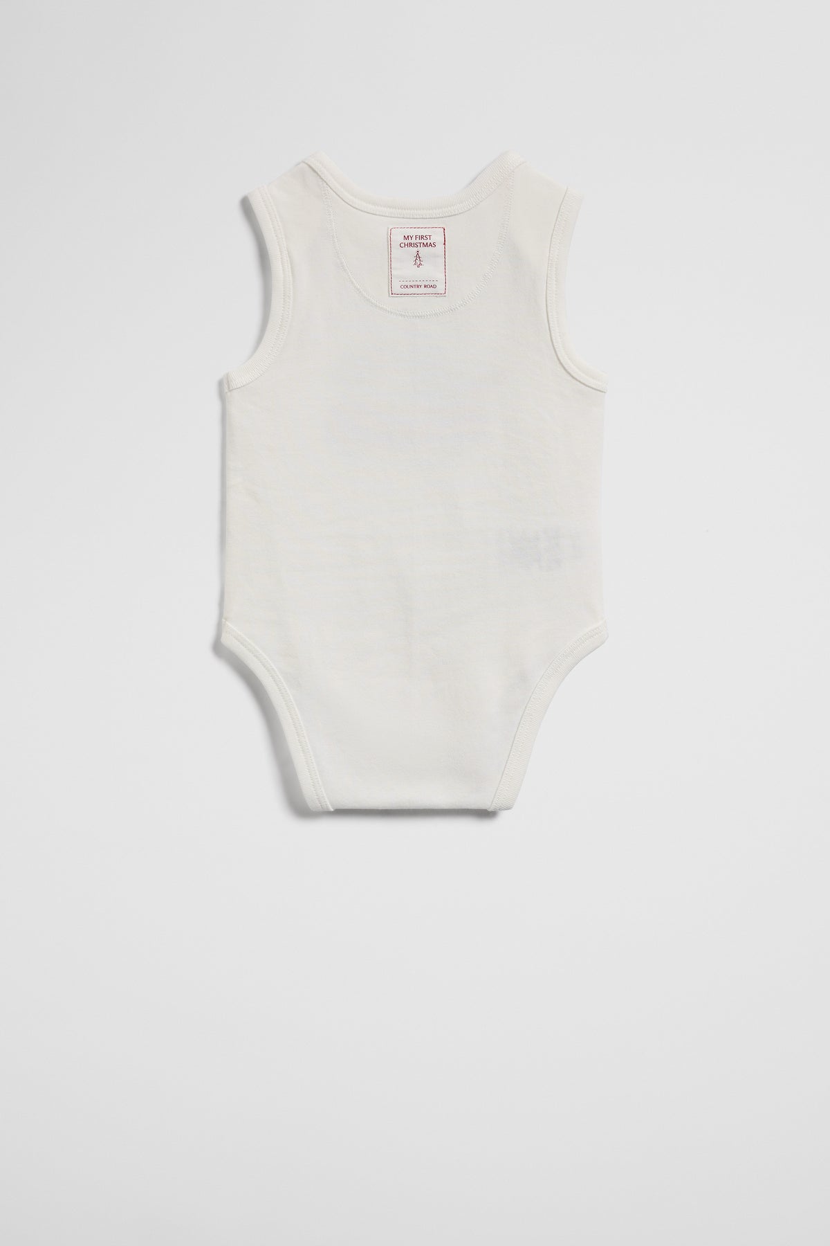 Organically Grown Cotton Sleeveless Jersey Bodysuit
