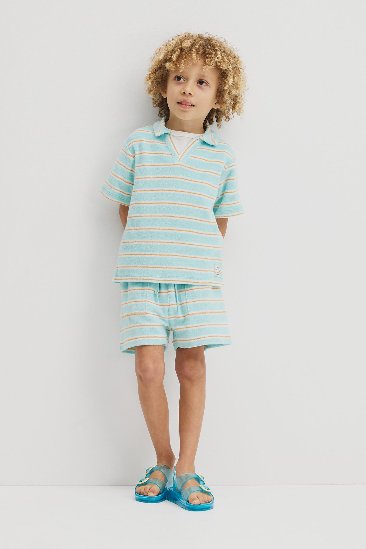 Short Sleeve Relaxed Terry Polo