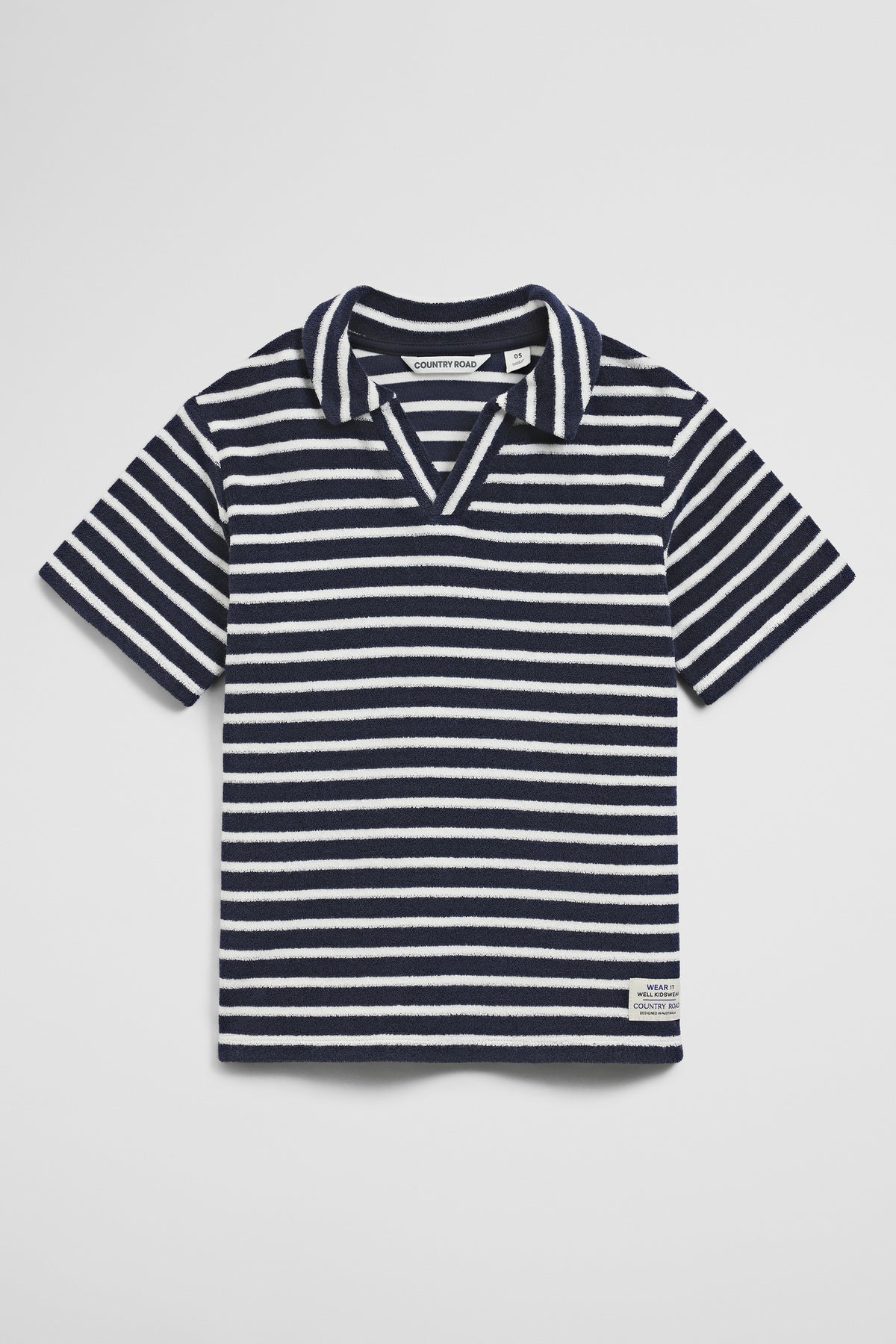 Short Sleeve Relaxed Terry Polo