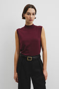 Merino Mock Neck Knit