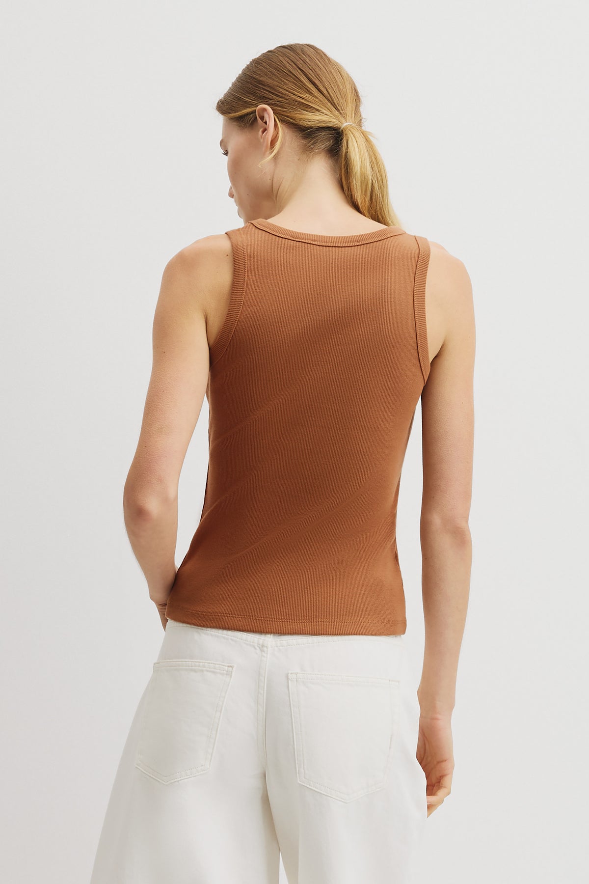 Scoop Neck Rib Tank