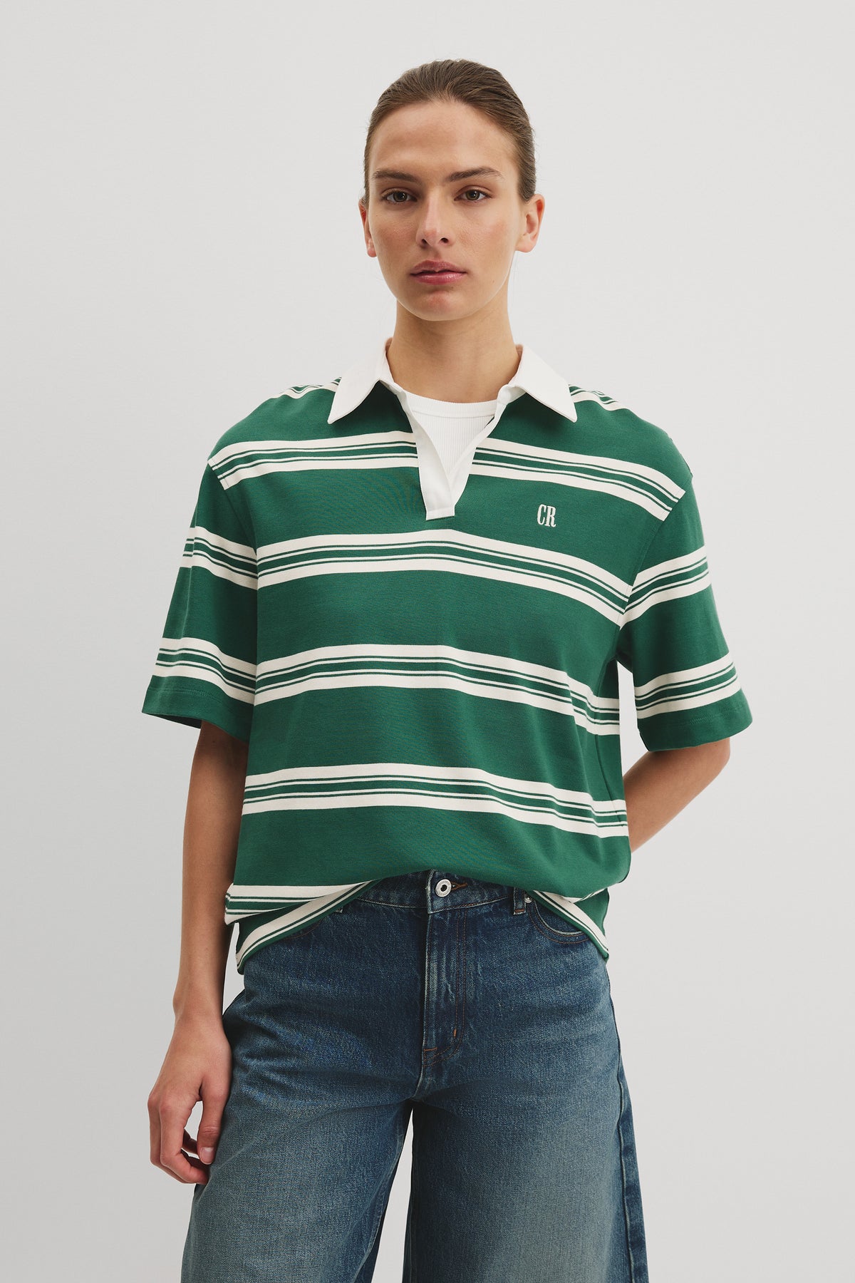 Australian Cotton Stripe Rugby Polo