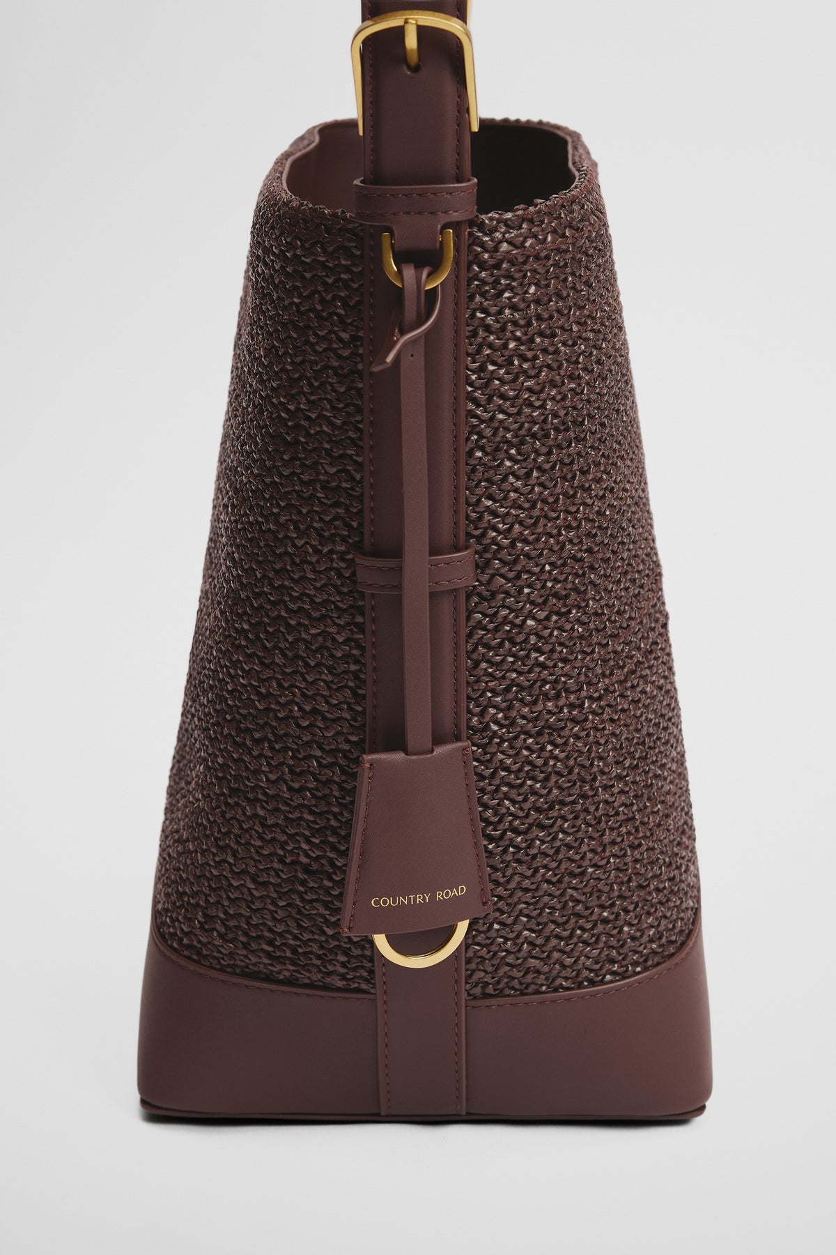 Isla Woven Bucket Bag