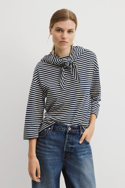 Australian Cotton Scarf Crop Sleeve T-Shirt