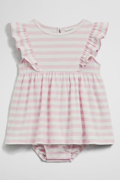 Sleeveless Rib Romper Dress