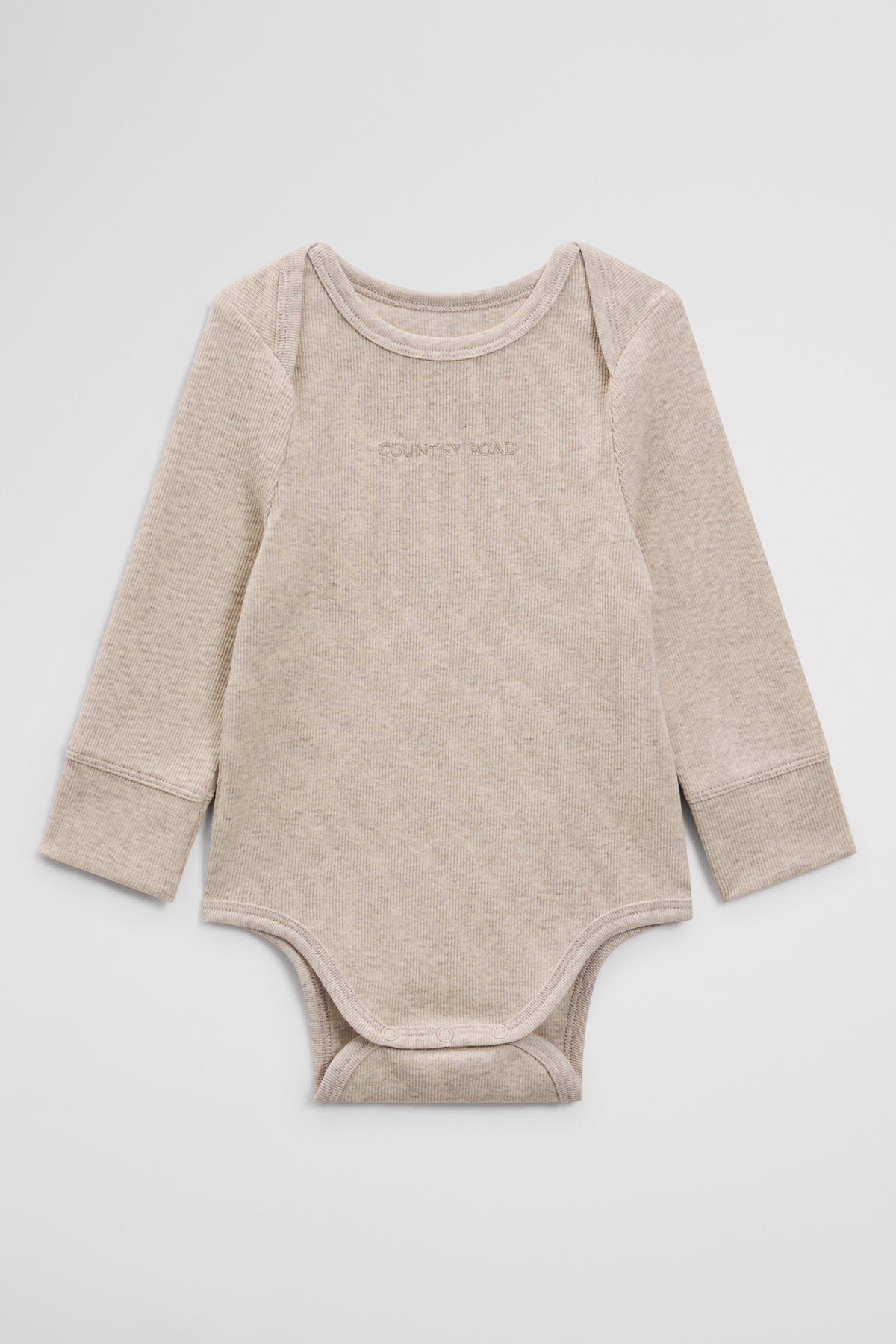 Long Sleeve Envelope Rib Bodysuit