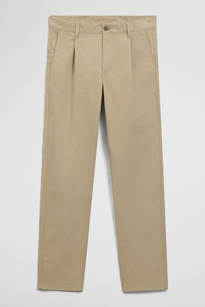 Australian Cotton Pleated Chino