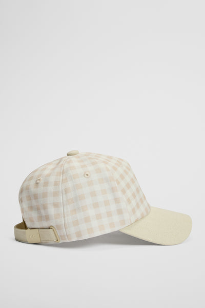 Australian Cotton Gingham Cap
