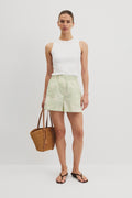 Print Poplin Short