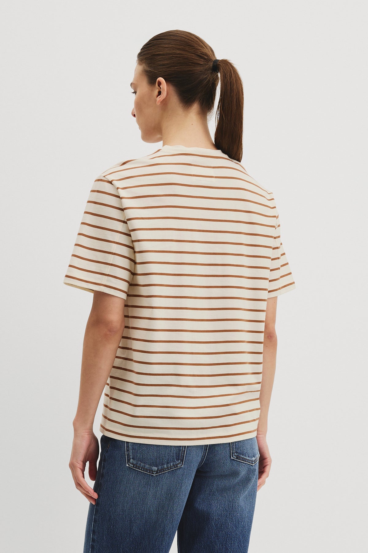 Australian Cotton Stripe Country Road T-shirt