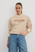 Australian Cotton Stripe Country Road Sweat