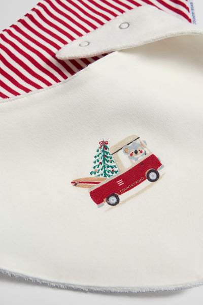 Organically Grown Cotton Bandana Bib Pack of 2