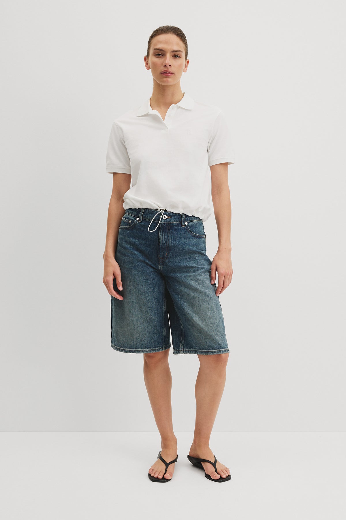Drawcord Pique Polo
