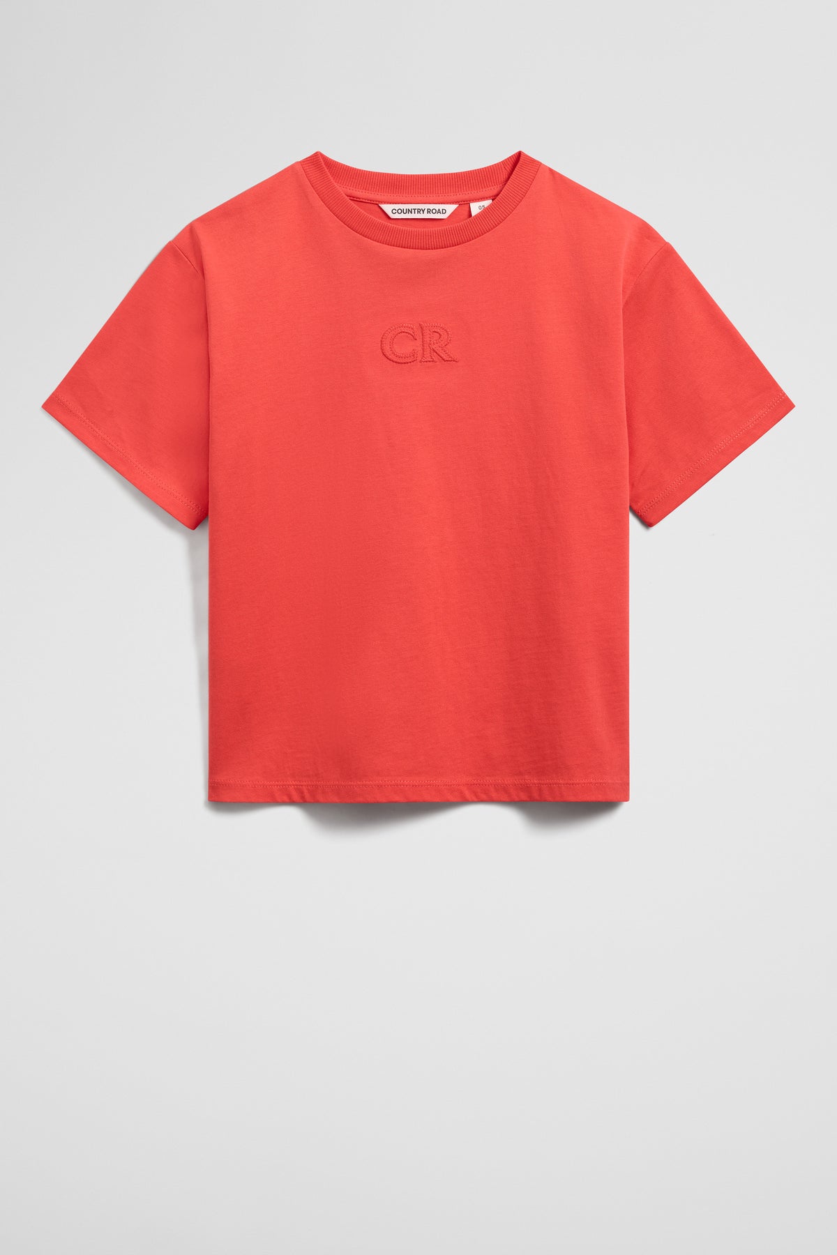 Australian Cotton Short Sleeve Applique Logo T-Shirt