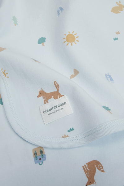 Organically Grown Cotton Jersey Swaddle