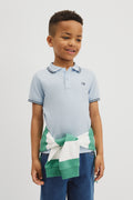 Organically Grown Cotton Short Sleeve Logo Polo