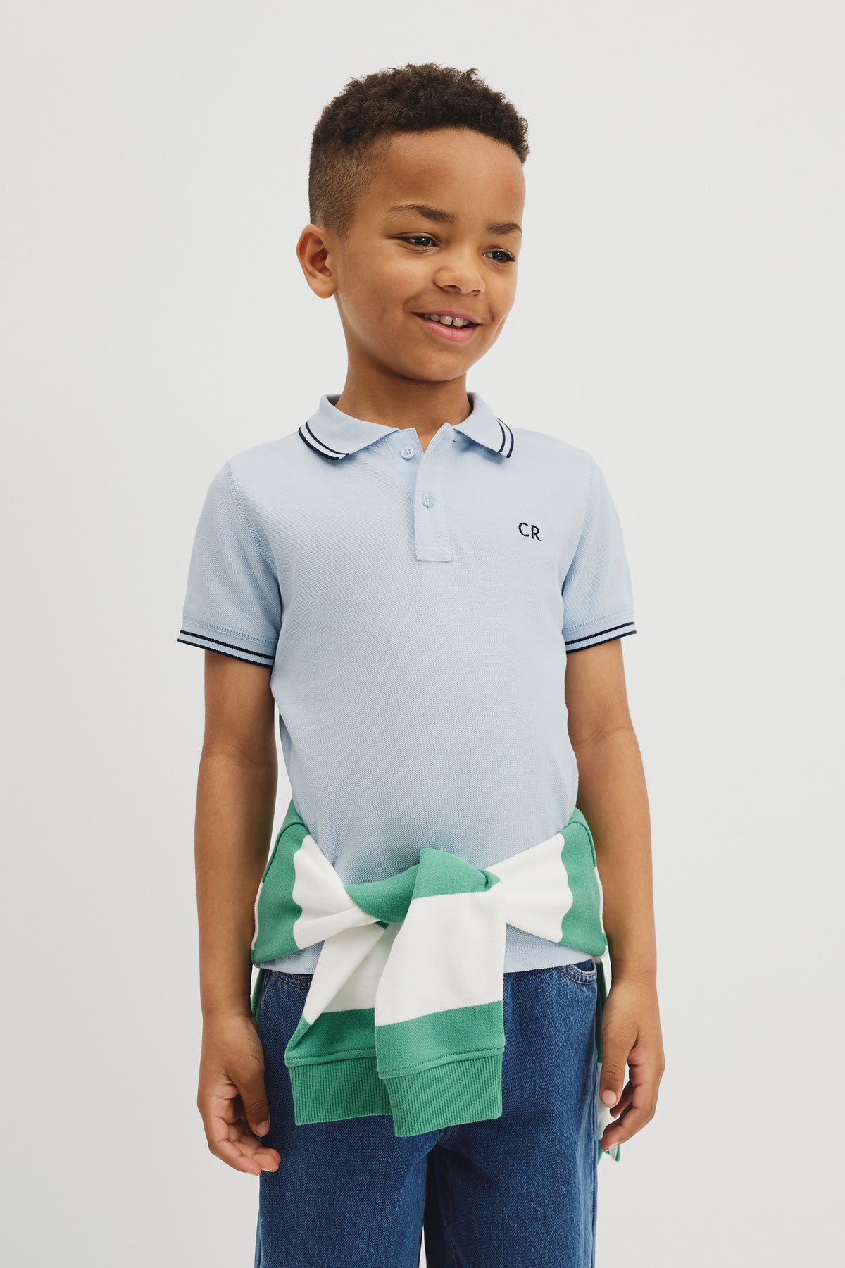 Organically Grown Cotton Short Sleeve Logo Polo