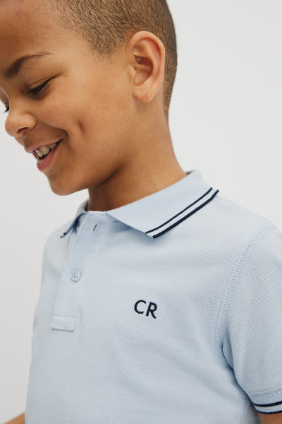Organically Grown Cotton Short Sleeve Logo Polo