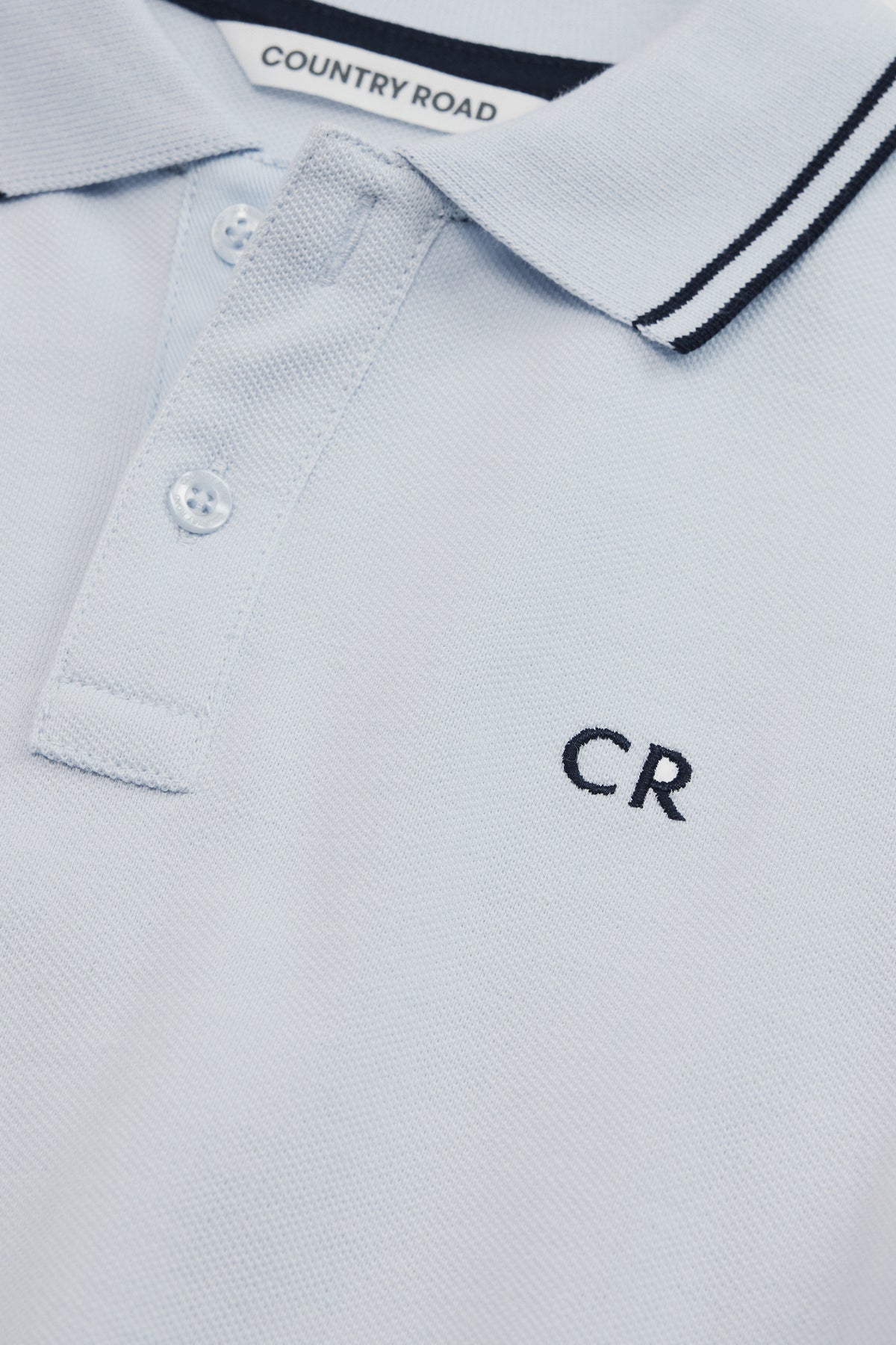 Organically Grown Cotton Short Sleeve Logo Polo