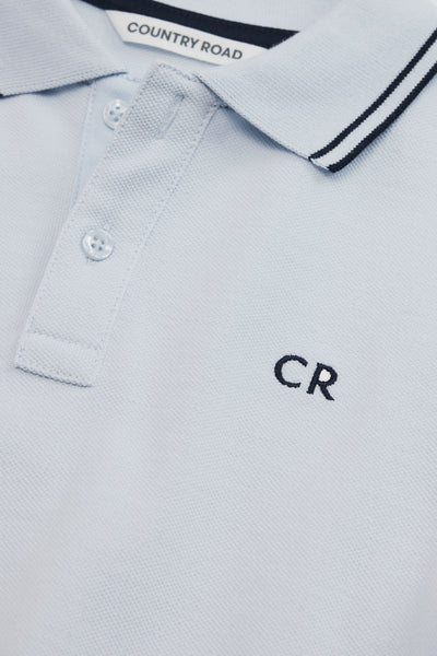 Organically Grown Cotton Short Sleeve Logo Polo